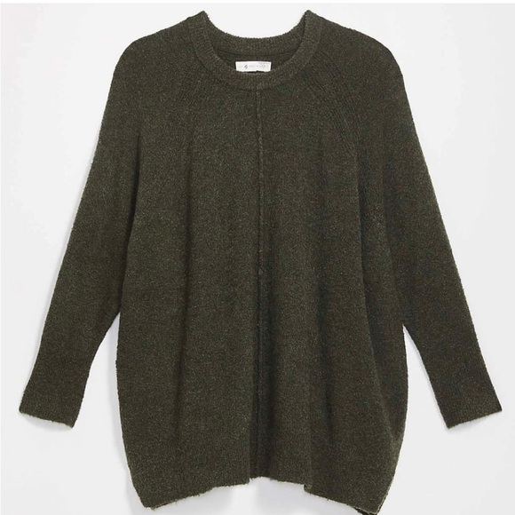 NWT L&G Seamed Poncho Sweater - Picture 1 of 7